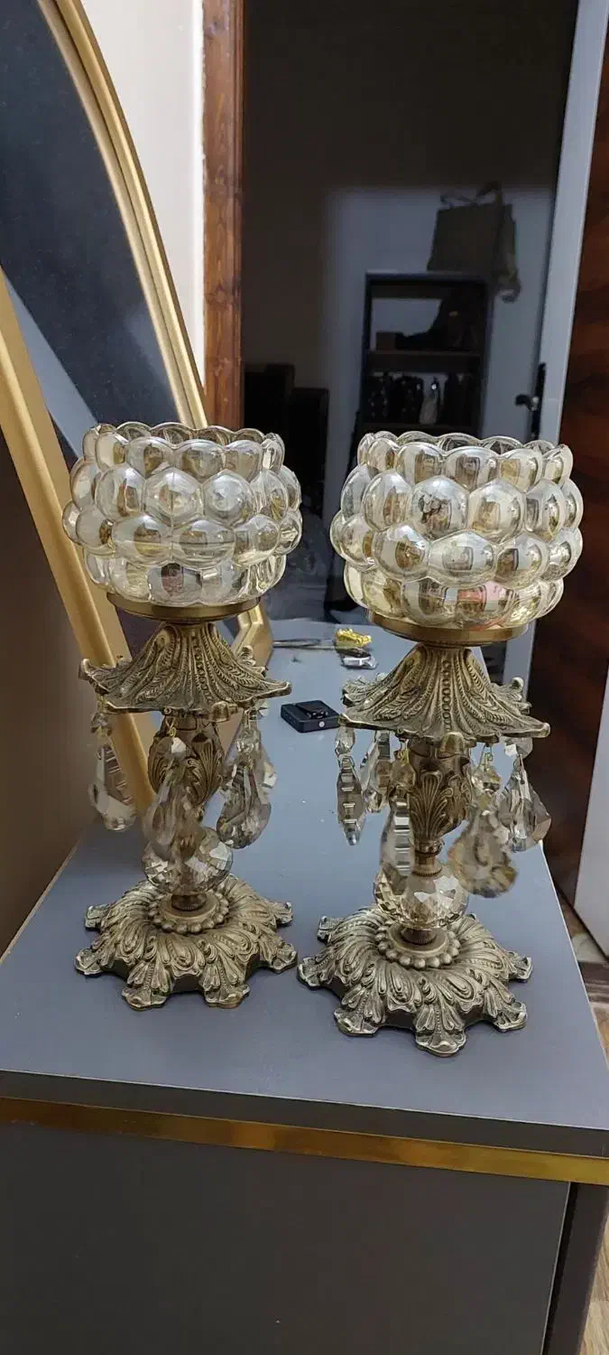 جاشمعی  کلاسیک (جفت)|صنایع دستی و سایر لوازم تزئینی|قائم‌شهر, |دیوار