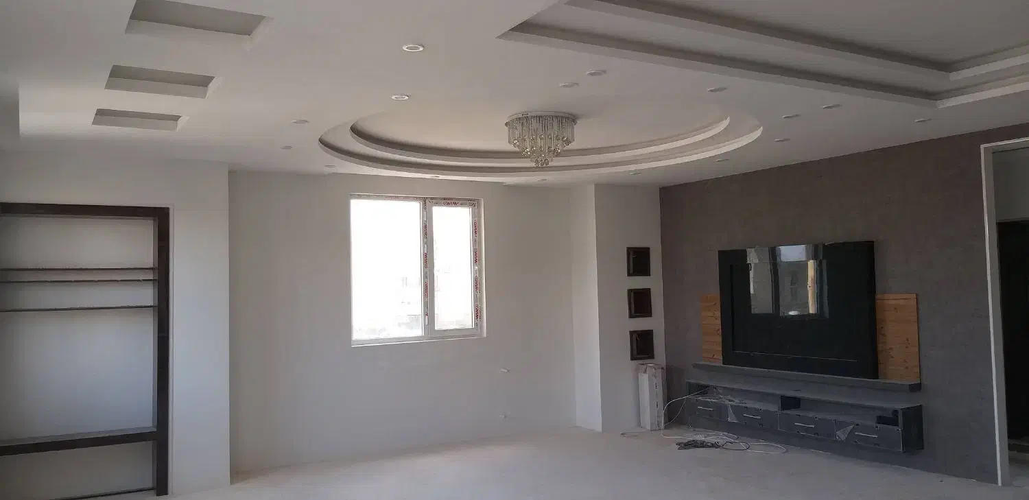 دکور سقف کاذب کناف‌رنگ‌آمیزی‌برق ساختمان|خدمات پیشه و مهارت|کرمانشاه, |دیوار