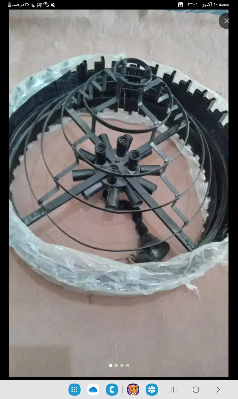 لوستر فلزی|لوستر و چراغ آویز|پاکدشت, پاکدشت (مامازند)|دیوار