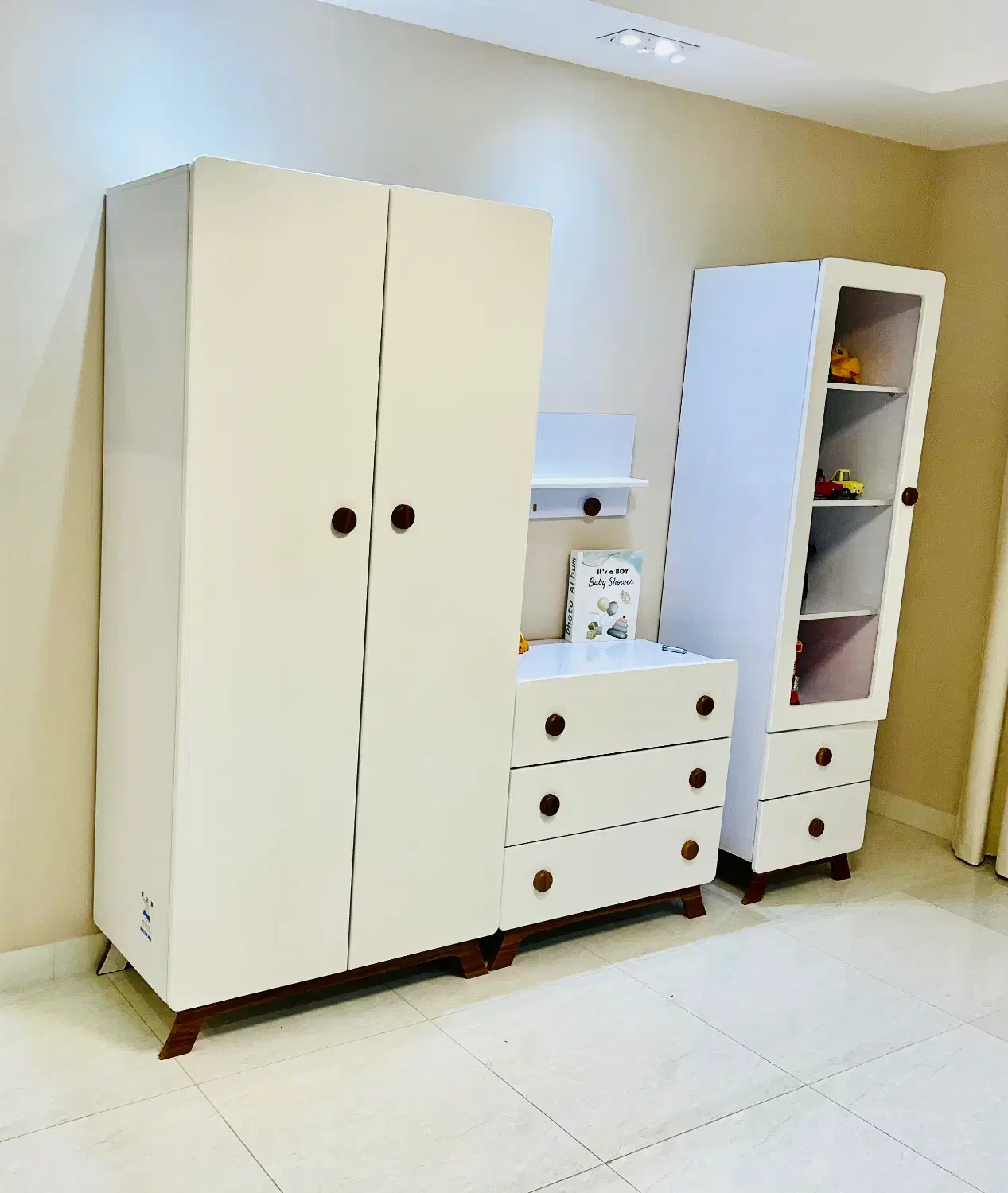 سرویس تخت و کمد کودک نو|تخت و سرویس خواب|گرگان, |دیوار