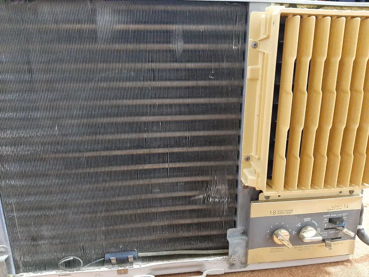 کولر اوجنرال ۱۸هزار درجه یک|کولر گازی و فن‌کوئل|اهرم, |دیوار