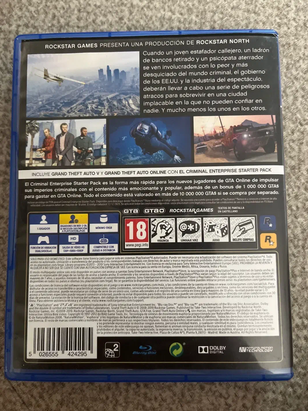 سی دی gta v مخصوص ps4 پرمیوم ادیشن|کنسول، بازی ویدئویی و آنلاین|پارس‌آباد, |دیوار