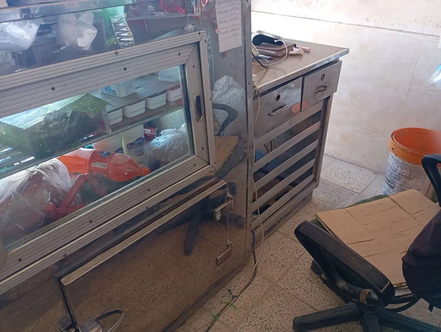 یخچال فریزر ویترینی جادار و بزرگ|فروشگاه و مغازه|سلیمان, |دیوار