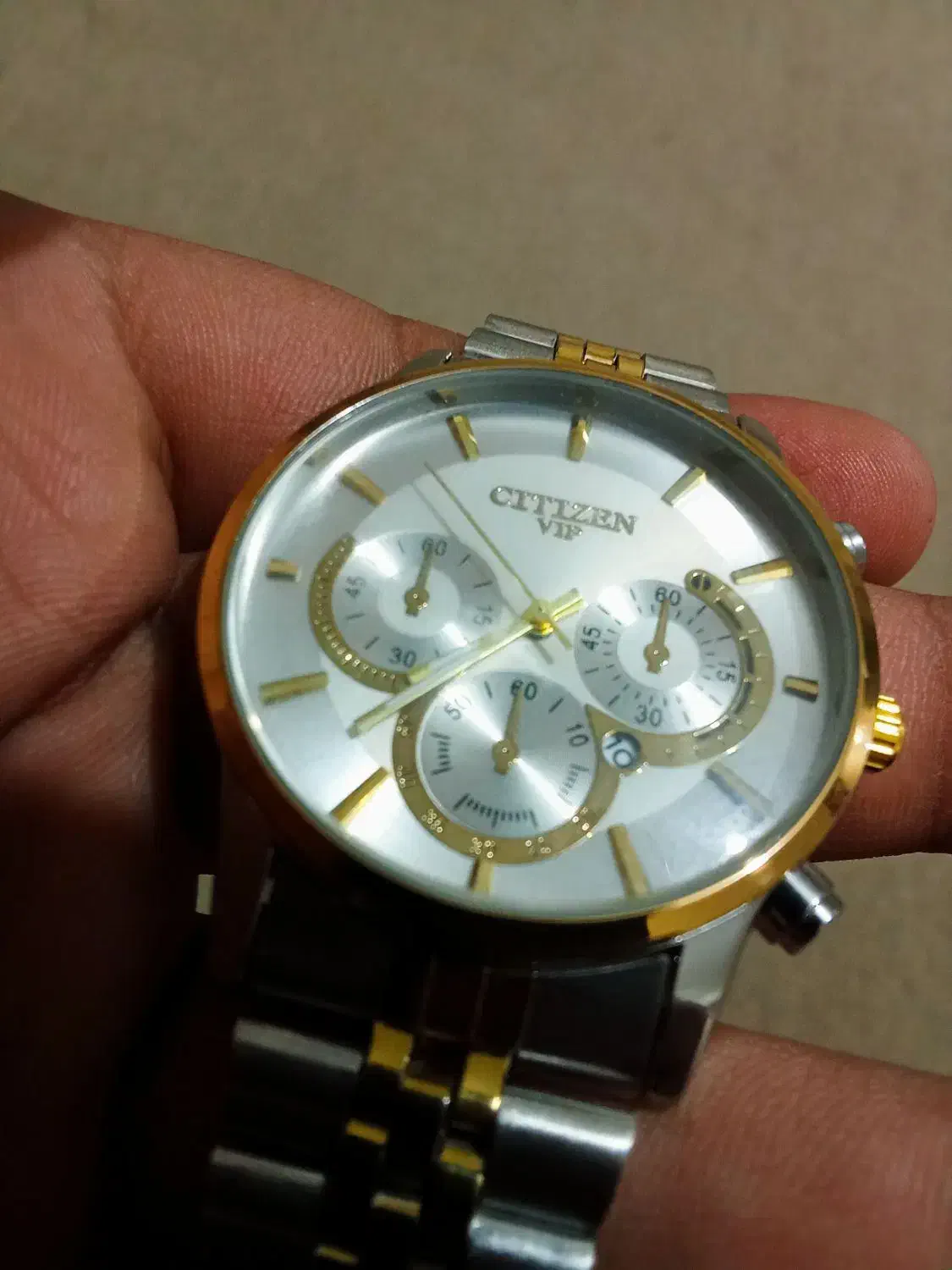 ساعت سیتیزنVIP اصل ژاپنی سه موتوره ضد آب شبنما|ساعت|ایذه, |دیوار