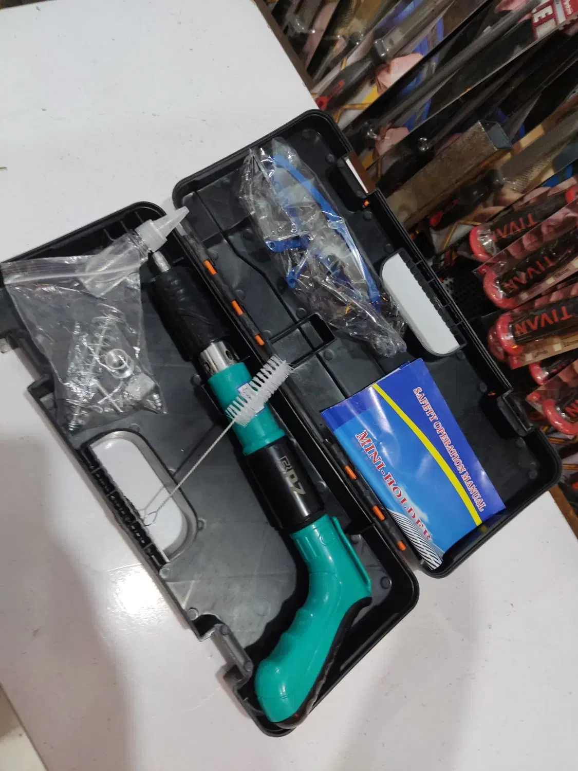 تفنگ میخکوب دستی میخ چاشنی سرهمی ابزار رسولی|ماشین‌آلات صنعتی|بیرجند, |دیوار