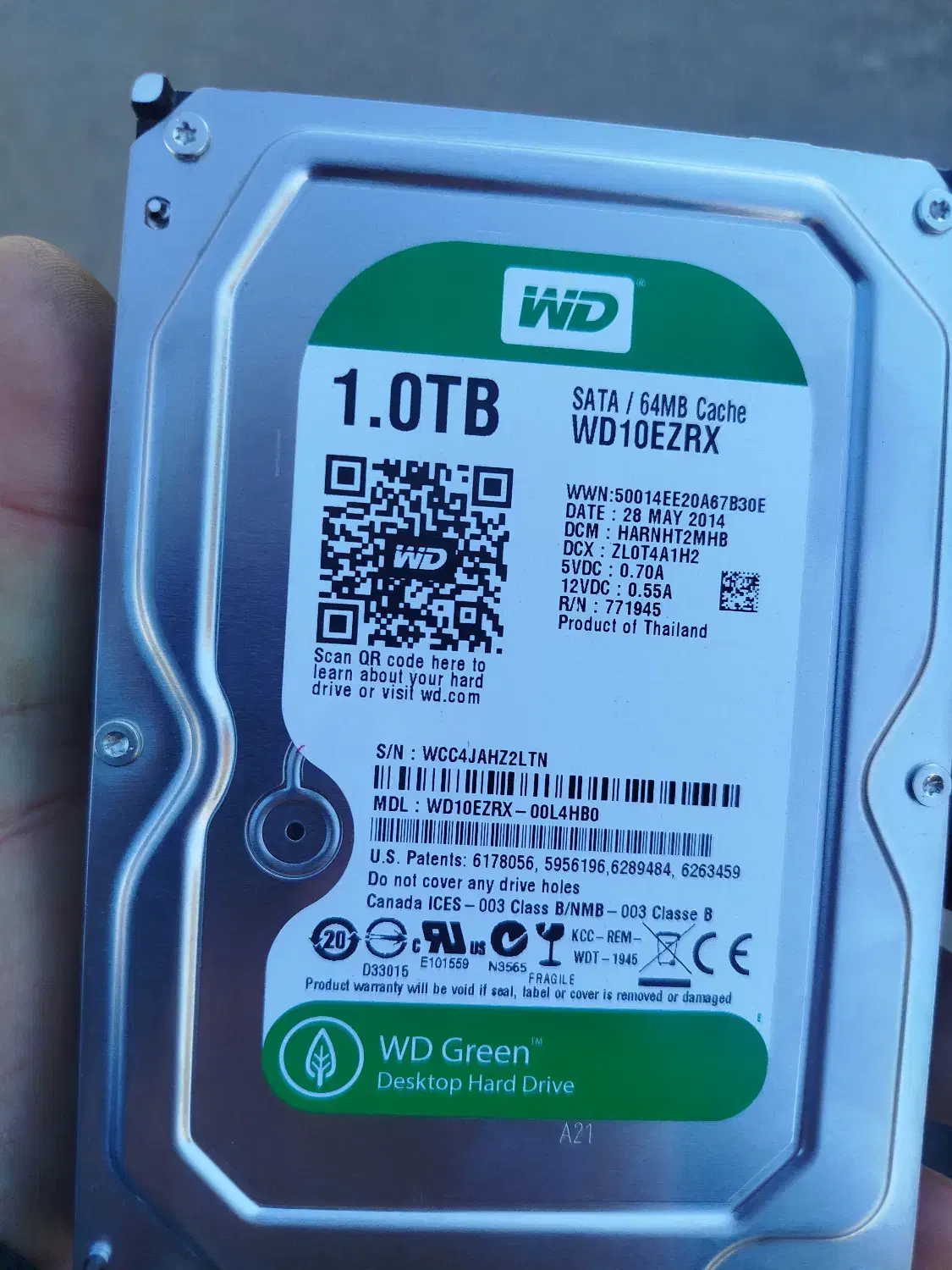 هارد یک ترآ|قطعات و لوازم جانبی رایانه|زنجان, |دیوار