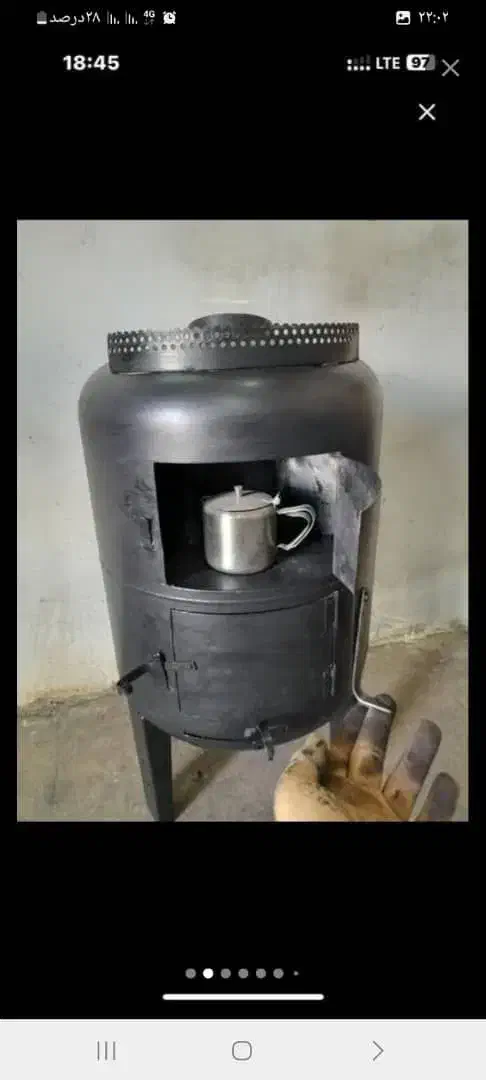 بخاری هیزمی آتشدان باربیکیو زغالی|بخاری، هیتر، شومینه|کرج, شاهینویلا|دیوار