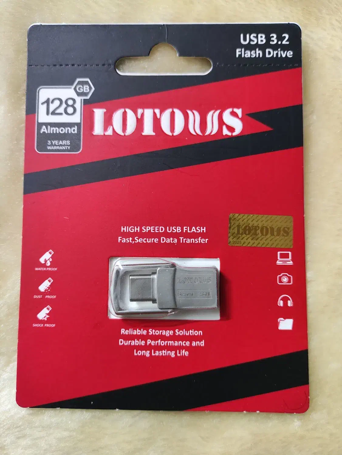 فلش ۱۲۸ گیگ تایپ سی و usb|لوازم جانبی موبایل و تبلت|تهران, ائمه اطهار|دیوار