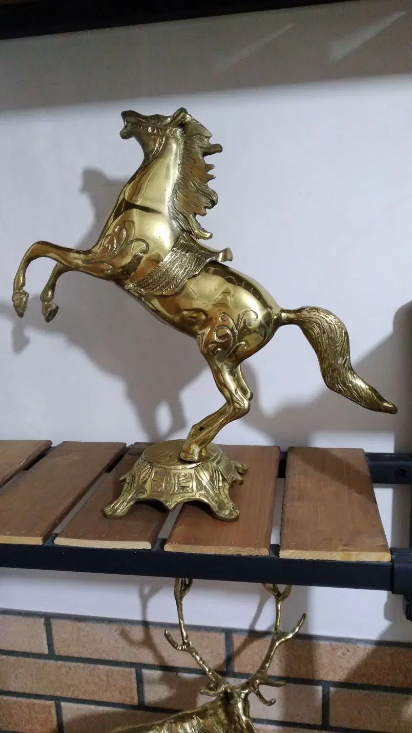 مجسمه اسب برنز|مجسمه، تندیس، ماکت|باقرشهر, |دیوار