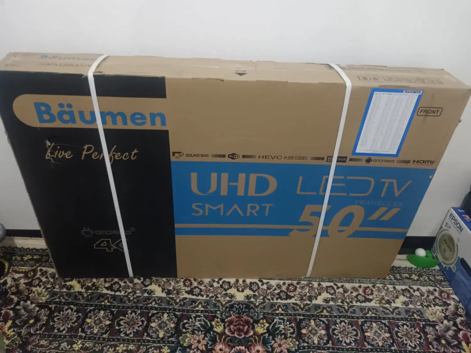 تلویزیون LED 4kهوشمند بویمن 50 اینج ساندبار دار|تلویزیون و پروژکتور|تهران, شهرک ولیعصر شمالی|دیوار