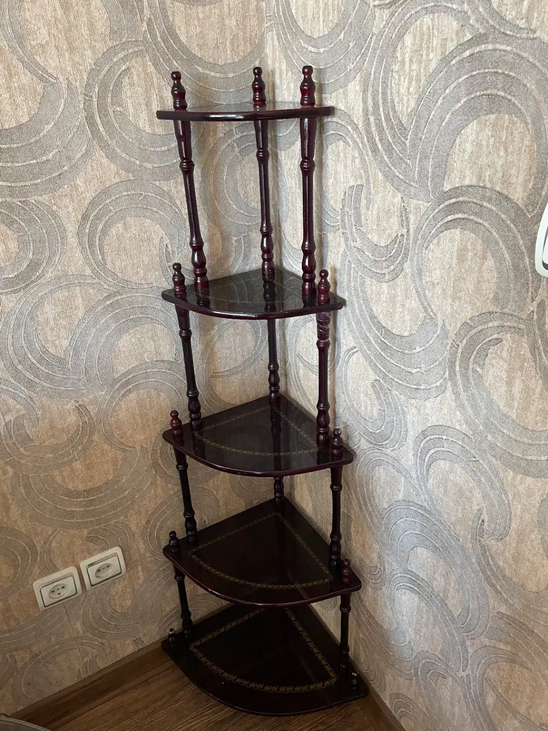 قفسه چوبی دکوری ۵ طبقه|کتابخانه، شلف، قفسه‌های دیواری|شیراز, غدیر جنوبی|دیوار