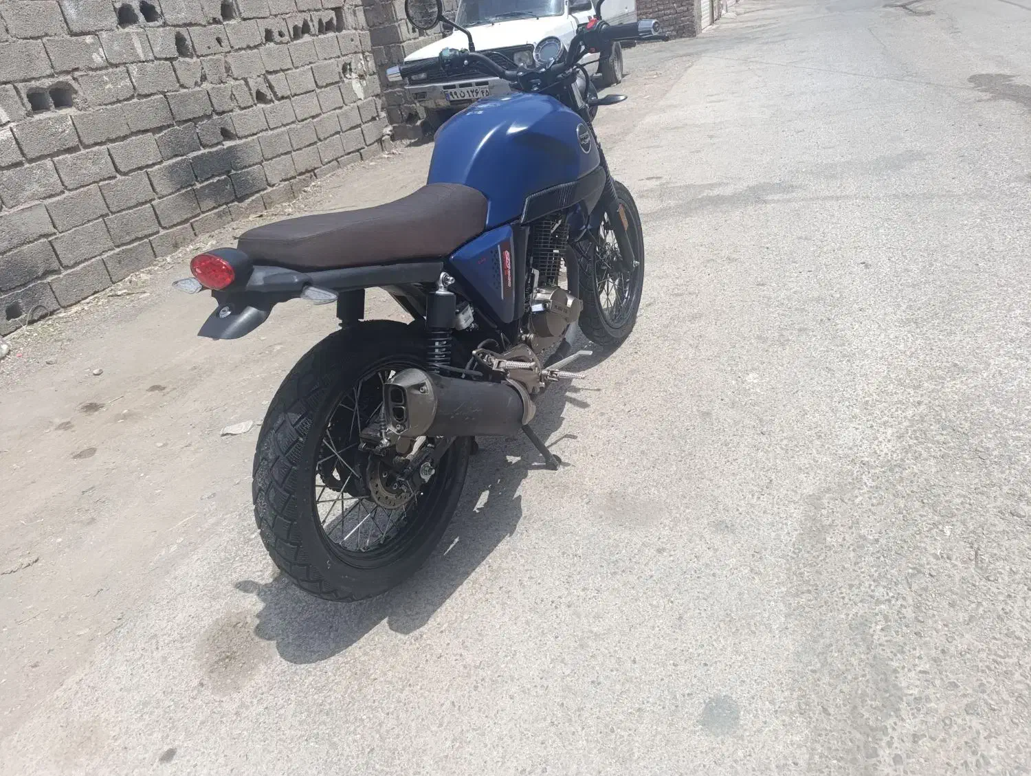 موتور زونتس سورمه ای N2 استارتی 230cc|موتورسیکلت|کرمان, |دیوار