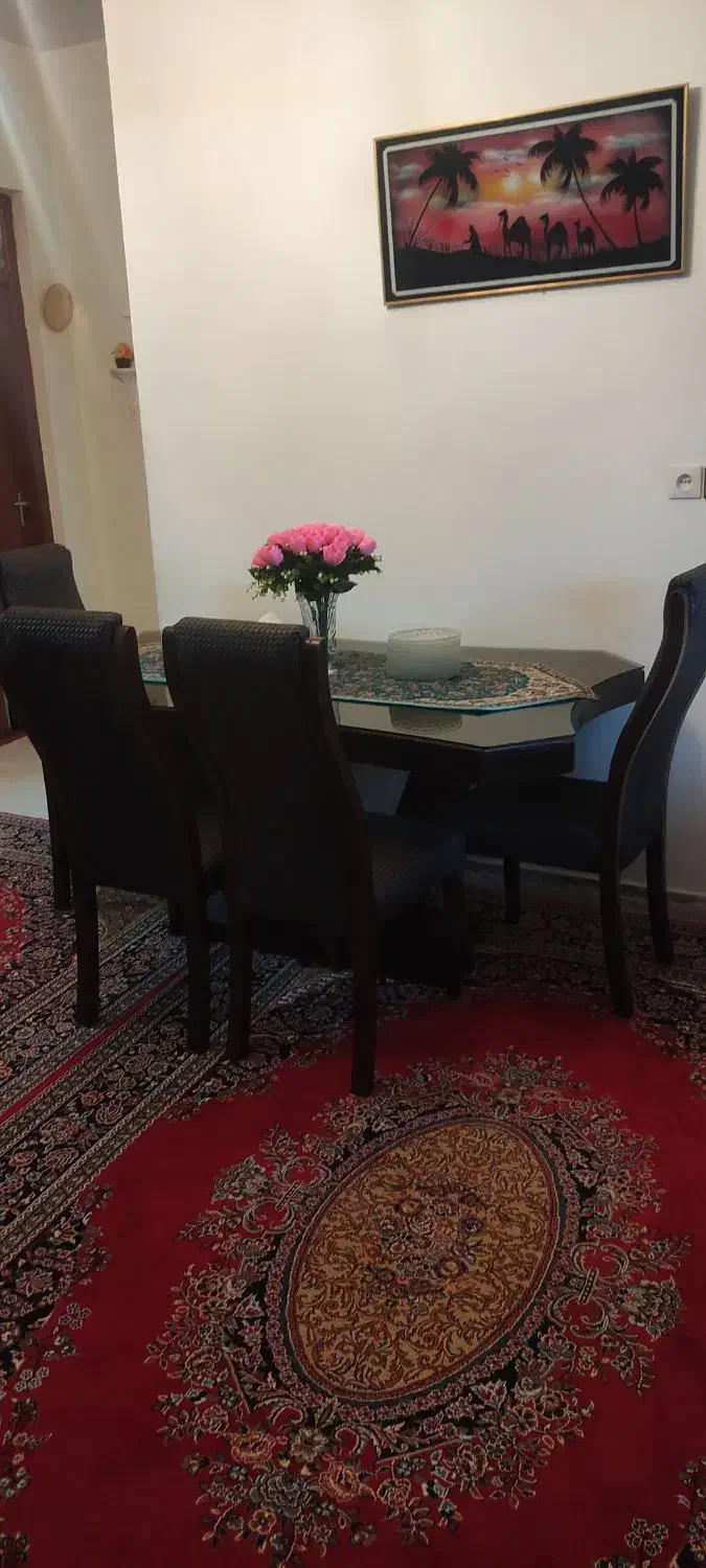 میز و صندلی ناهارخوری ۶ نفره|میز و صندلی غذاخوری|کلاچای, |دیوار