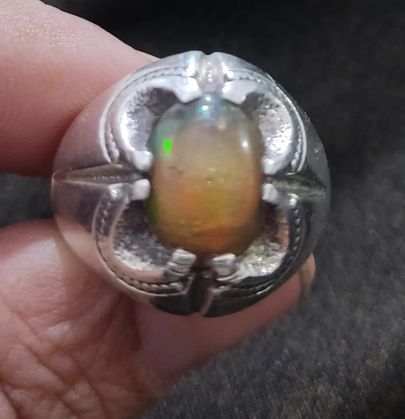 انگشتراوپال آتشین|جواهرات|زاهدان, |دیوار