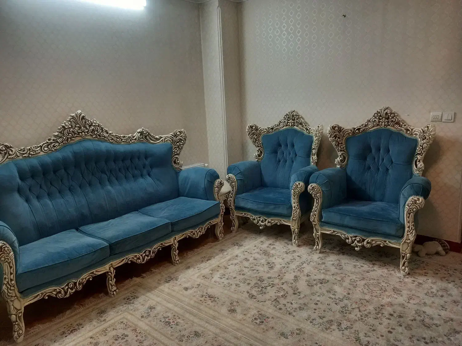 مبل ۷ نفره|مبلمان خانگی و میز عسلی|اسلامشهر, شهرک مهدیه|دیوار