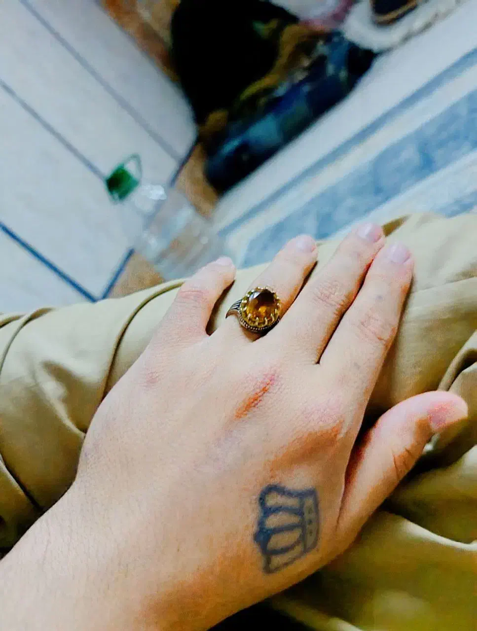 انگشتر سنگ اصل الکساندریت با رکاب نقره بسار زیبا|جواهرات|زاهدان, |دیوار