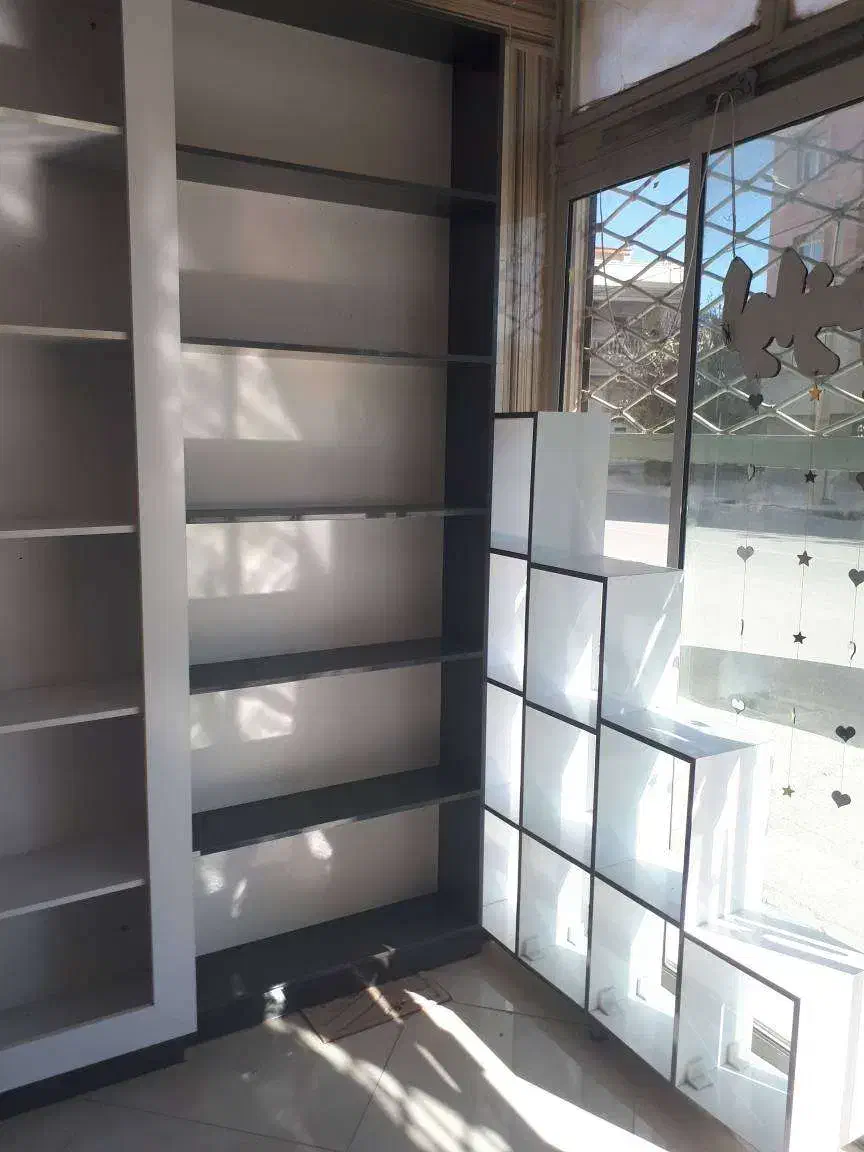 قفسه ام دی اف|کتابخانه، شلف، قفسه‌های دیواری|شیروان (خراسان), |دیوار