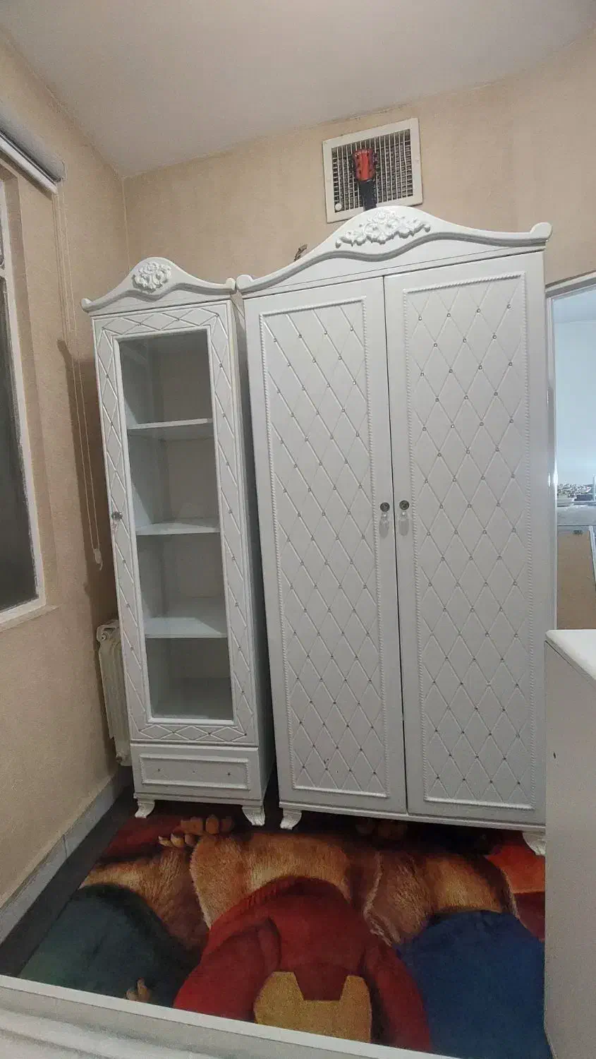 سرویس کمد تخت نوجوان هایگلاس|تخت و سرویس خواب|ری, شهادت|دیوار