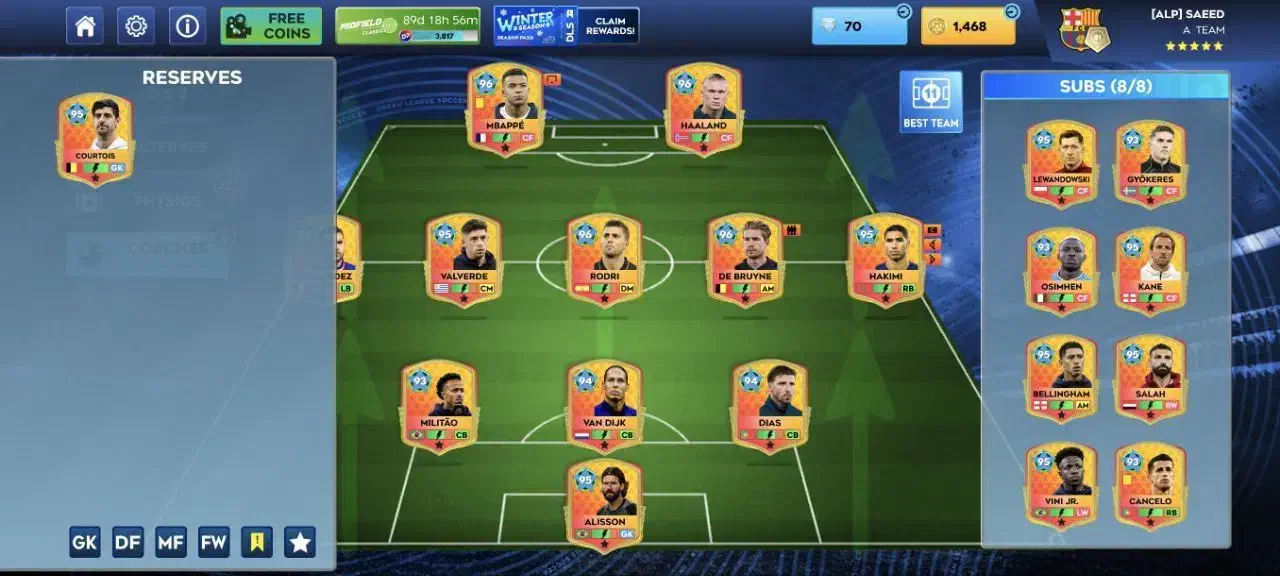 اکانت دریم لیگ|کنسول، بازی ویدئویی و آنلاین|تهران, صفا|دیوار