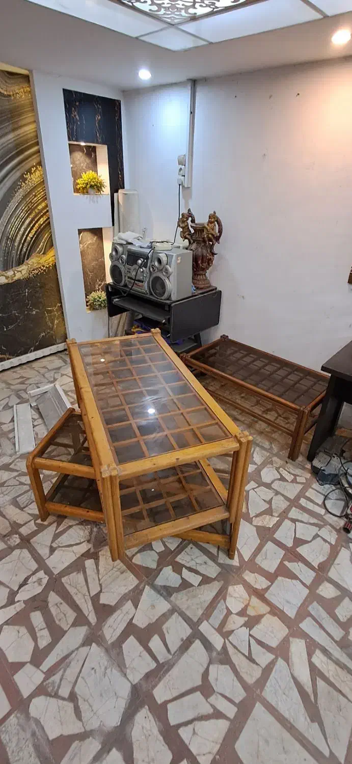 میز جلو مبلی|مبلمان خانگی و میز عسلی|رشت, نظری|دیوار