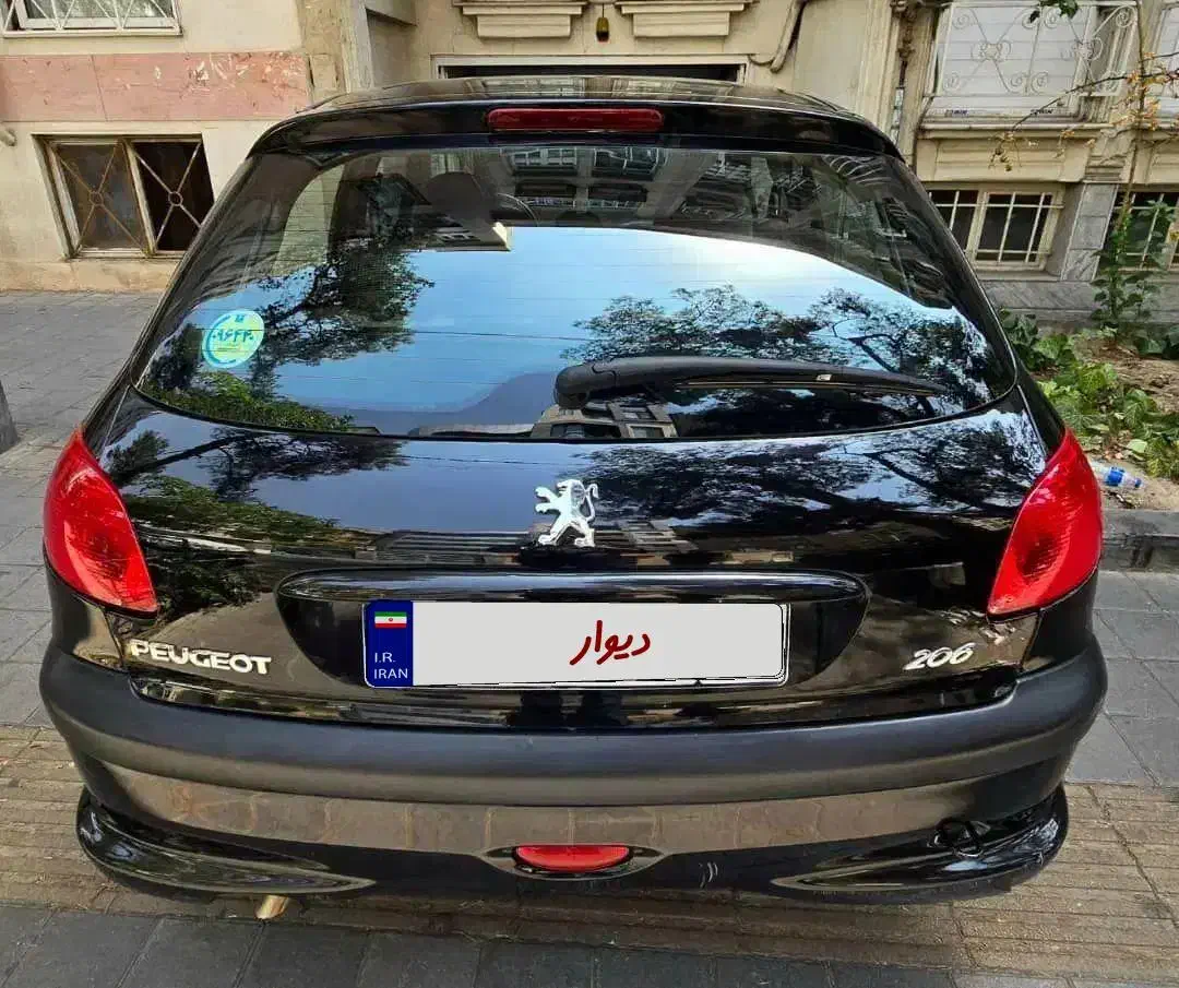 206 تیپ 5 مدل اسفند 98 مشکی کمیاب|خودرو سواری و وانت|تهران, ظفر|دیوار