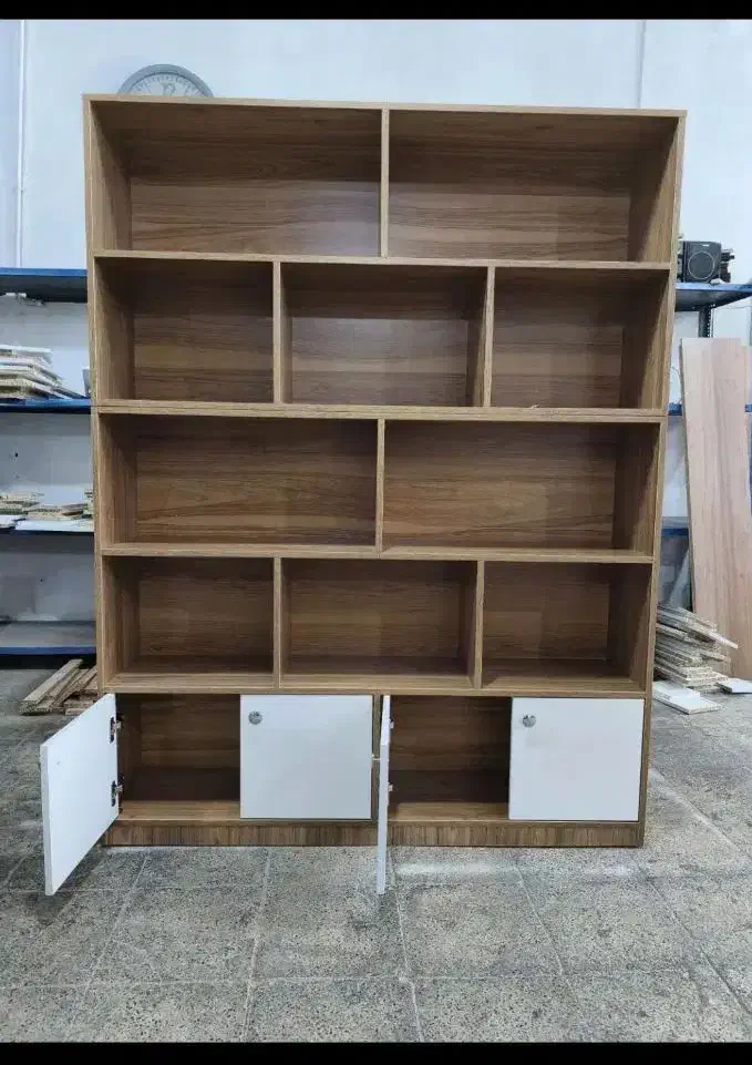 کتابخانه دوتیکه بزرگ|کتابخانه، شلف، قفسه‌های دیواری|تهران, ولنجک|دیوار