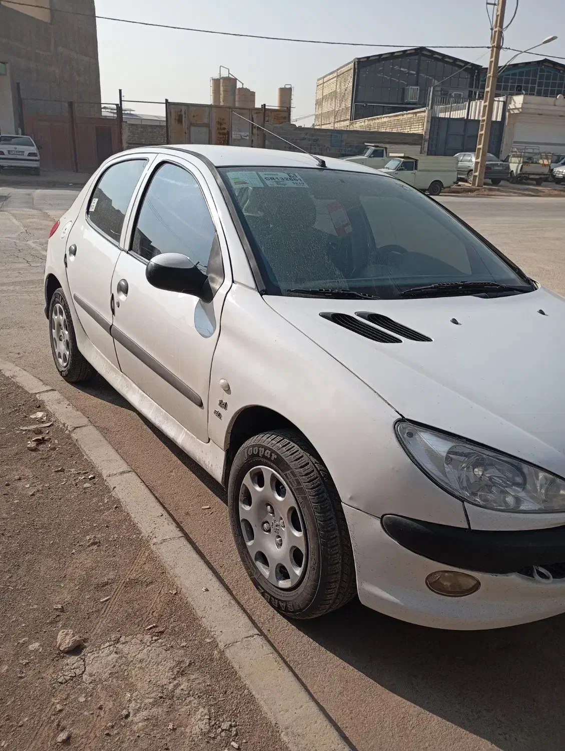 206 تیپ 2 مدل 89 سفید اتاق تعویض دور رنگ|خودرو سواری و وانت|برخوار, |دیوار