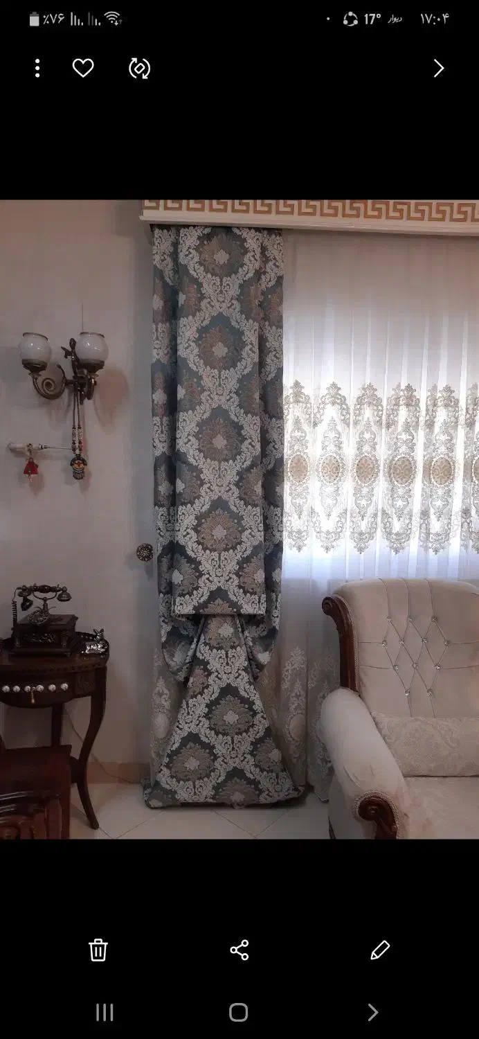 دکور پرده|پرده، رانر، رومیزی|رشت, معلم|دیوار