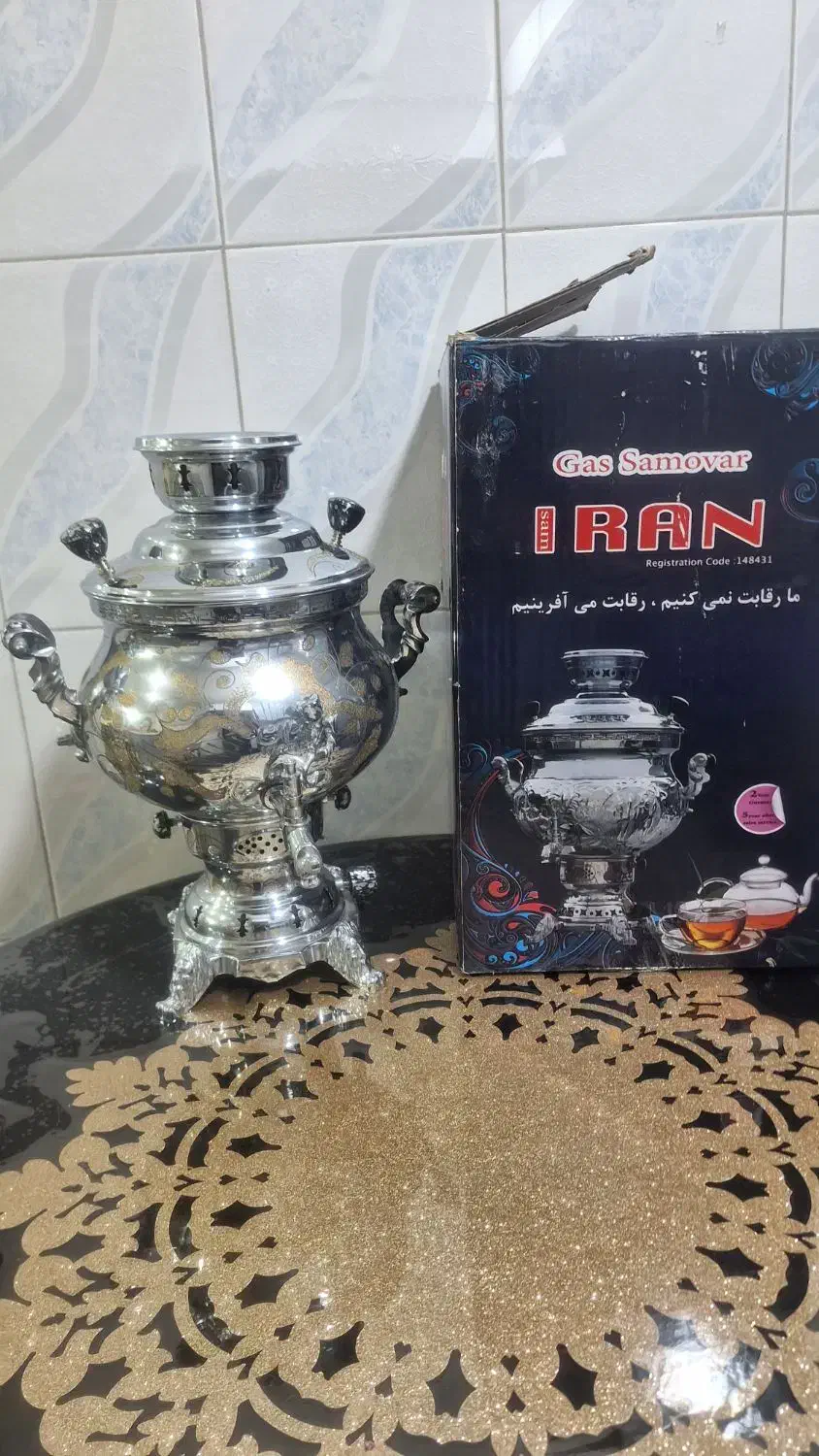 سماور ۶لیتری|سماور، چای‌ساز، قهوه‌ساز|تهران, جوادیه تهرانپارس|دیوار