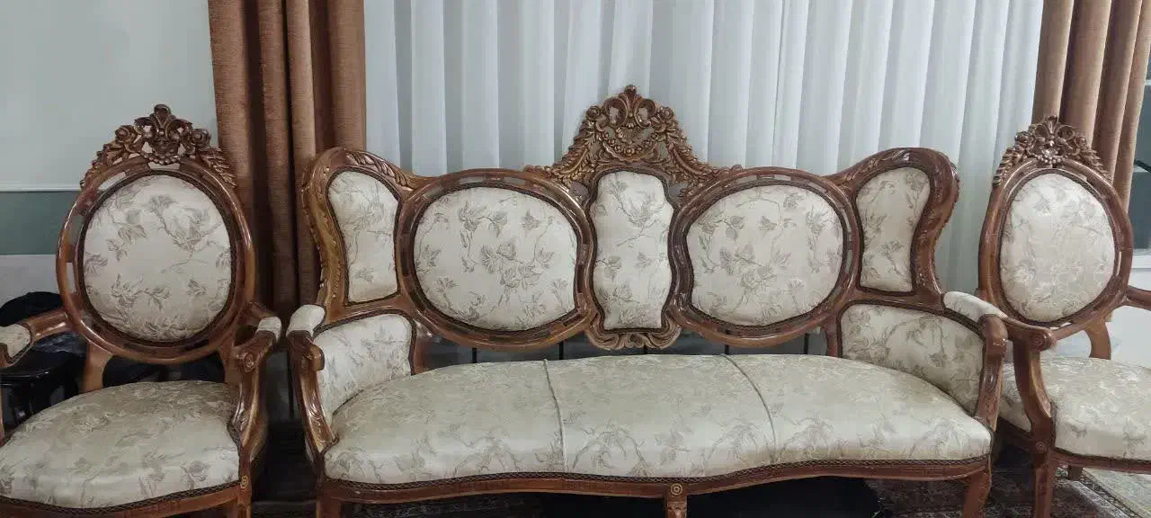 مبل ۹ نفره|مبلمان خانگی و میز عسلی|قم, حنیف نژاد|دیوار