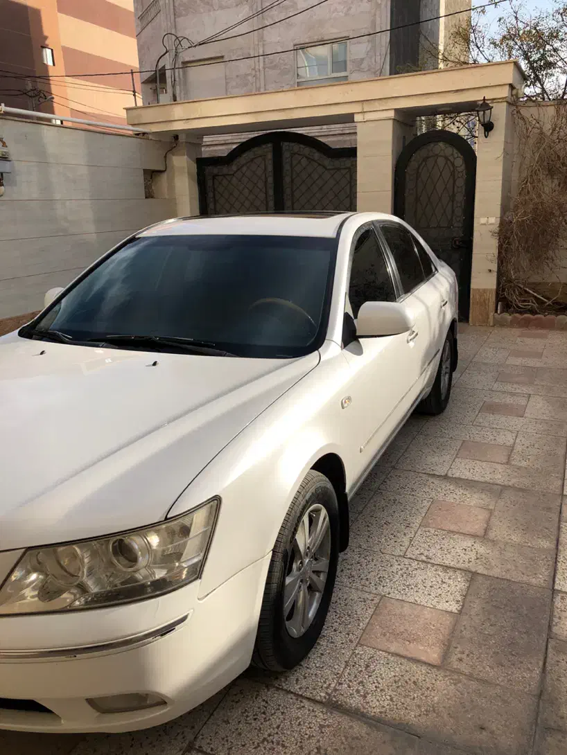 هیوندای سوناتا ۲۰۰۹ فول سفید|خودرو سواری و وانت|بیرجند, |دیوار