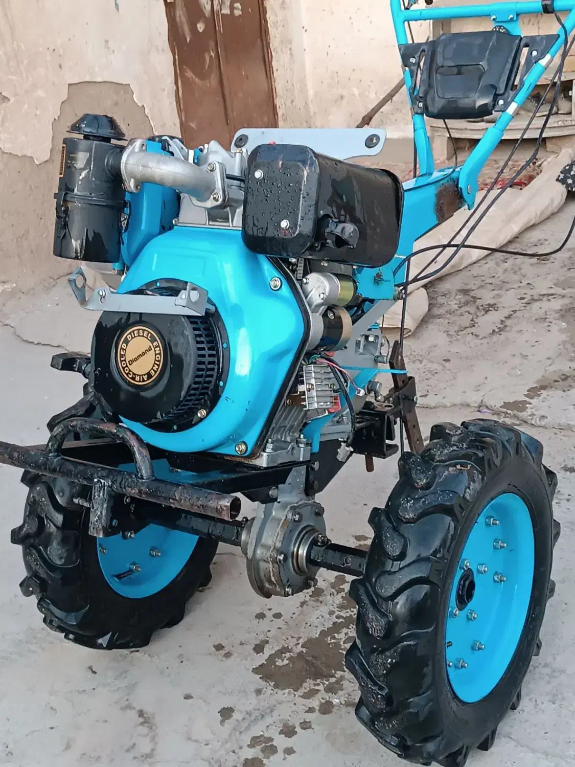 تیلر دیاموند 12 اسب|ماشین‌آلات صنعتی|زبرخان, |دیوار