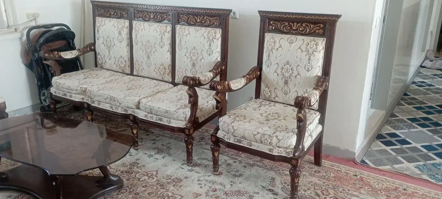 مبل ۹ نفره طرح دولفین|مبلمان خانگی و میز عسلی|شهرضا, |دیوار