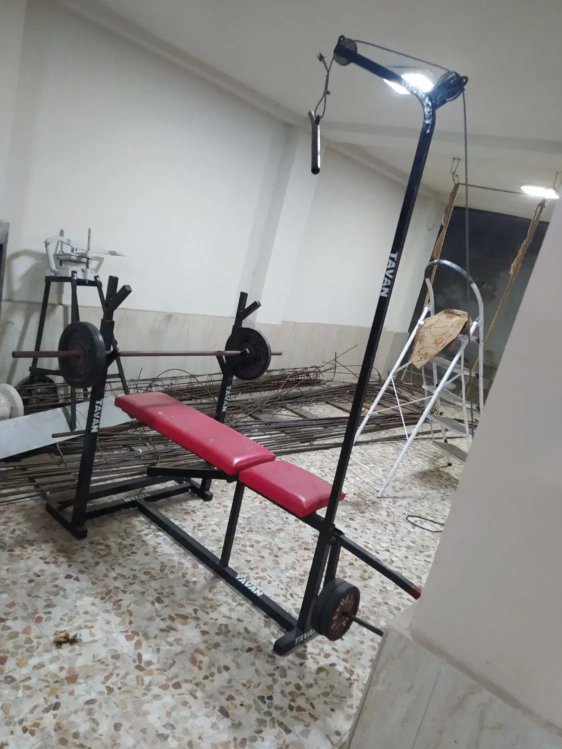 دستگاه پرس سینه چندکاره سیم کش دارودمبل|تجهیزات ورزشی|آستارا, |دیوار