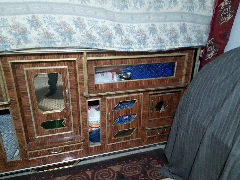 کمد بوفی حالت کمد ترکمنی|تخت و سرویس خواب|گنبد کاووس, |دیوار