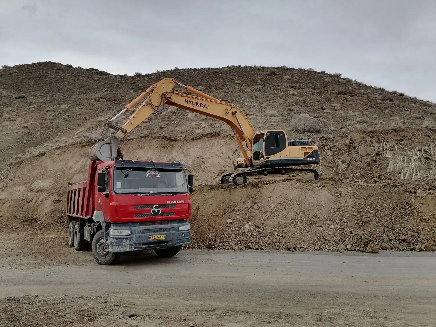 فروش کامیون کمپرسی کاویان 375|خودرو سنگین|سبزوار, هویزه|دیوار