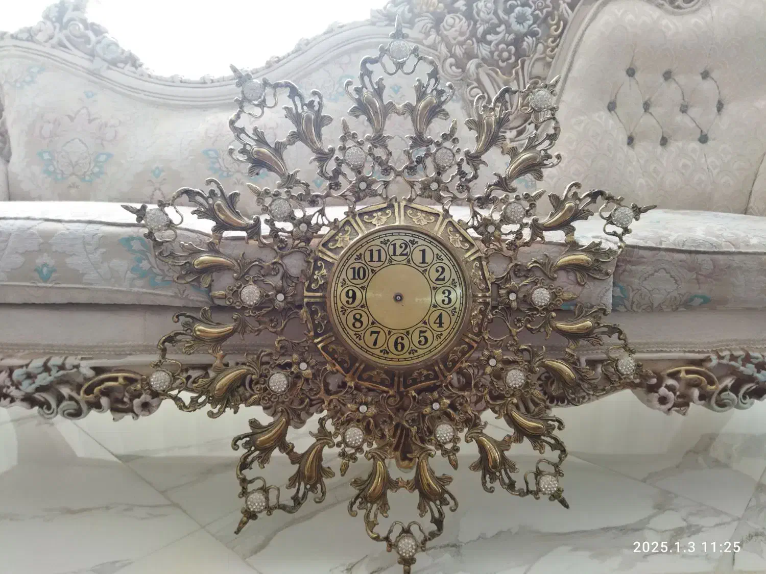 ساعت برنجی|ساعت دیواری و تزئینی|اراک, |دیوار