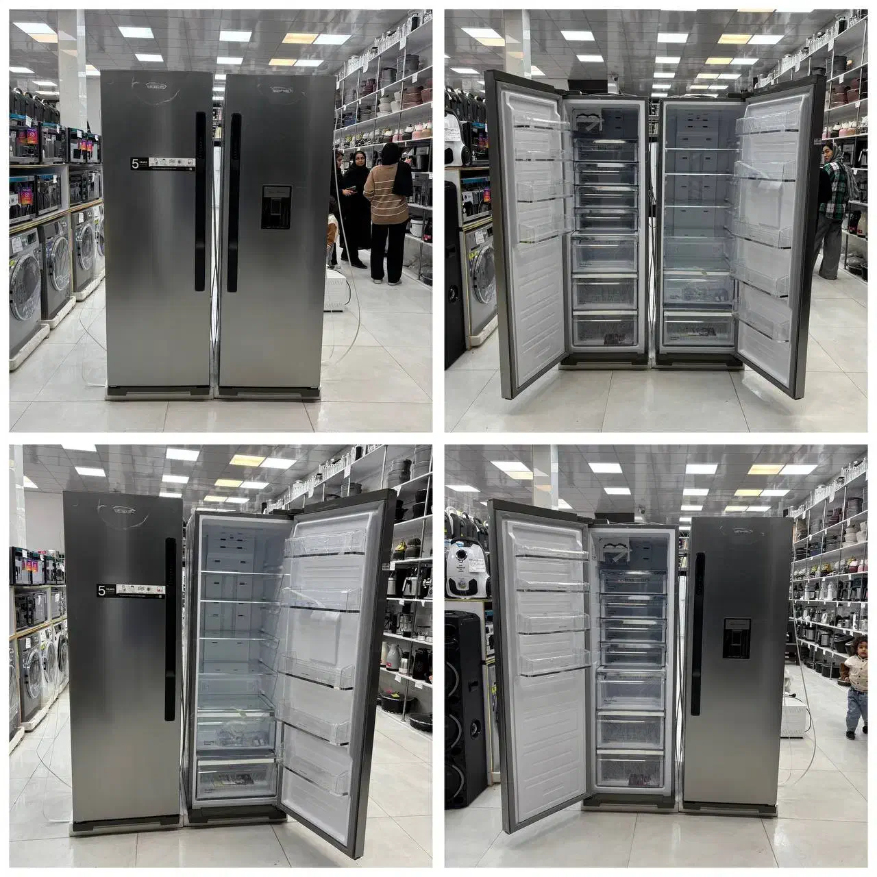 یخچال فریزرالکترواستیل دوقلوSimple اقساطی بانک رفا|یخچال و فریزر|خرم‌آباد, |دیوار