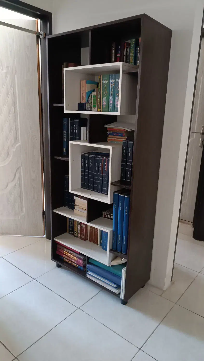 دو عدد کتابخانه|کتابخانه، شلف، قفسه‌های دیواری|شیراز, ارم|دیوار