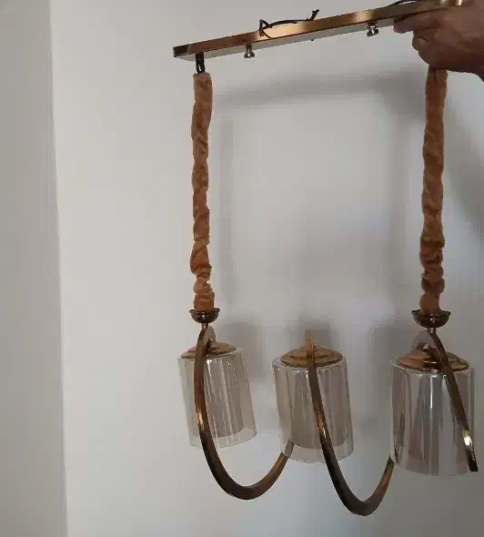 دوعدد لوستر سه و پنج شاخه|لوستر و چراغ آویز|تهران, والفجر (افسریه)|دیوار