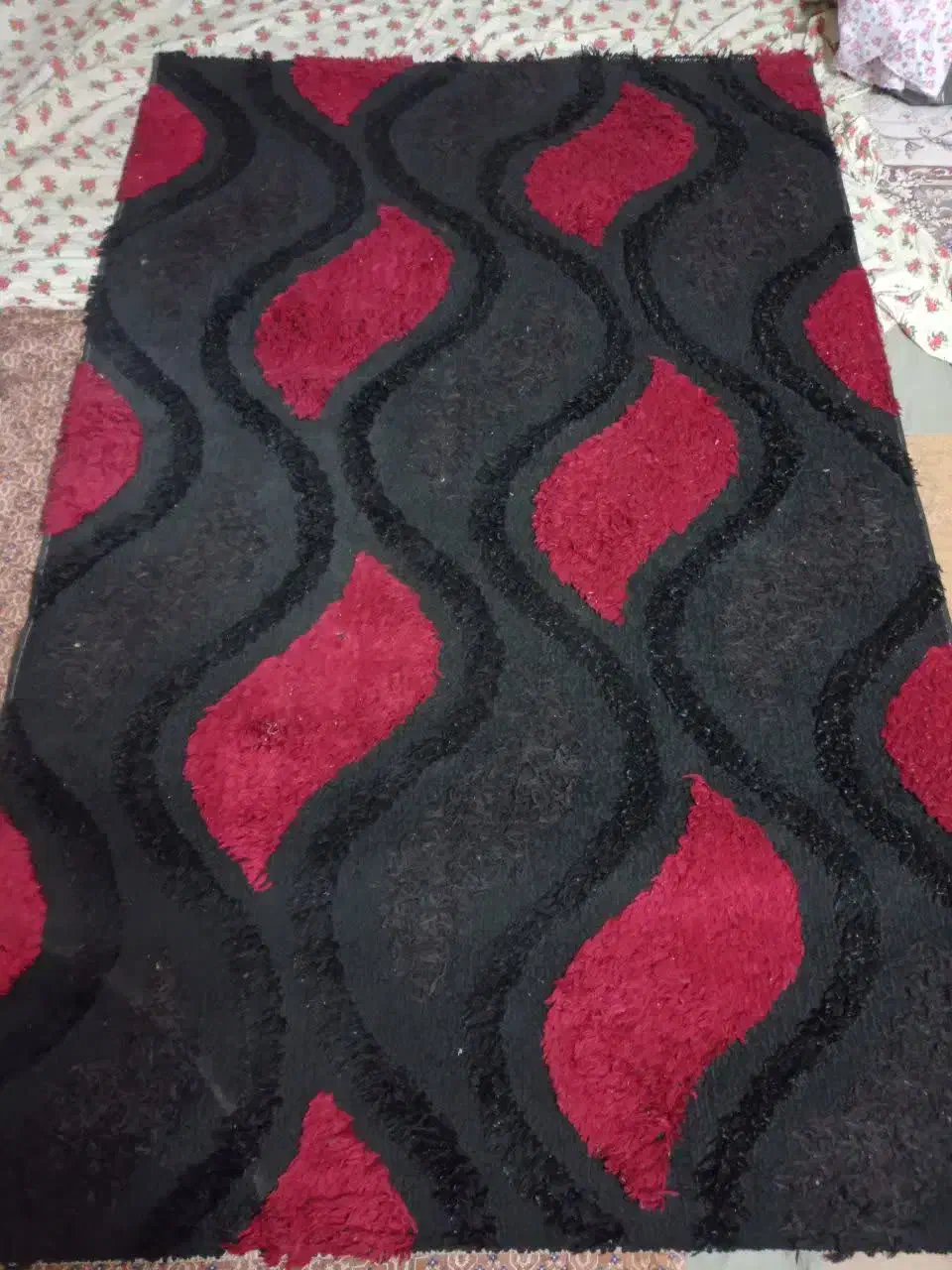 گلیم فرش پرزدار ترکیه ای به جفت|گلیم، جاجیم، گبه|قم, دروازه چوبی|دیوار