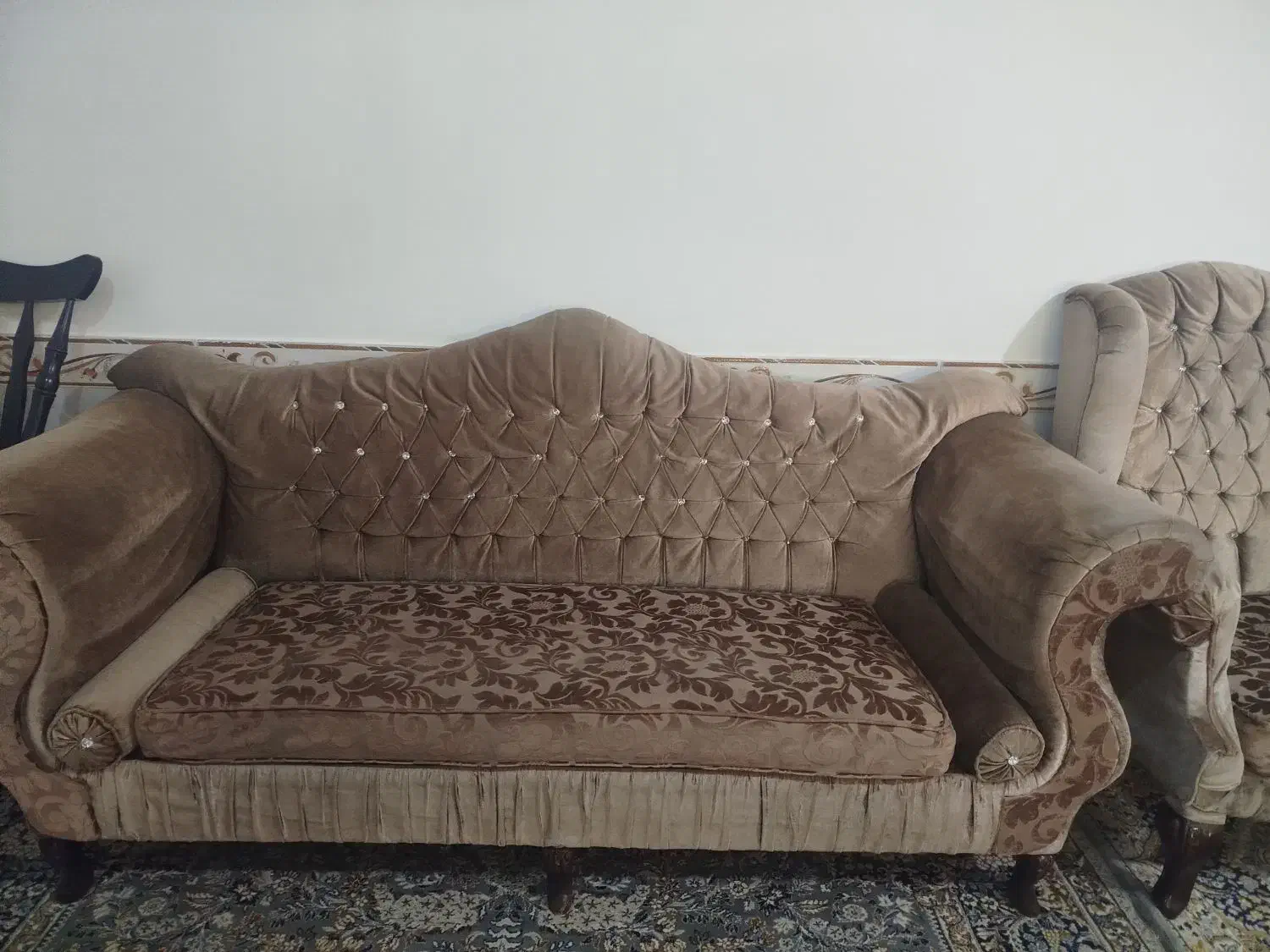 مبل 9نفره|مبلمان خانگی و میز عسلی|بومهن, |دیوار