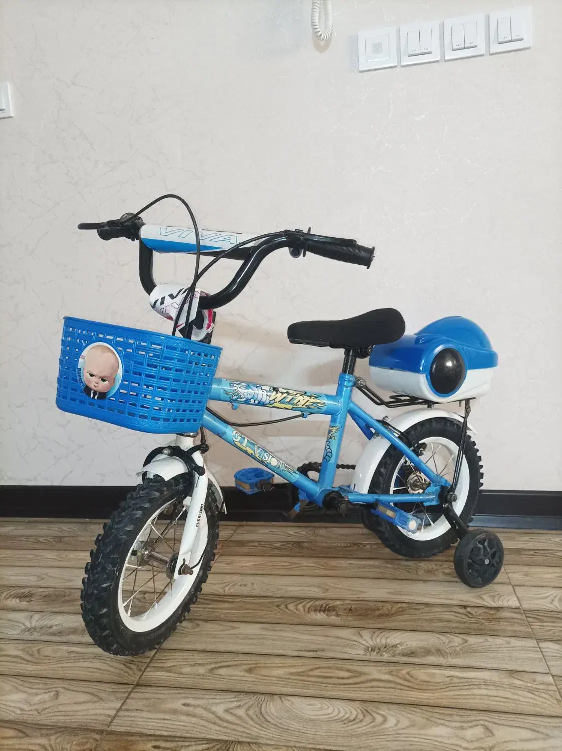 دوچرخه آبی سایز 12|دوچرخه، اسکیت، اسکوتر|شیروان (خراسان), |دیوار