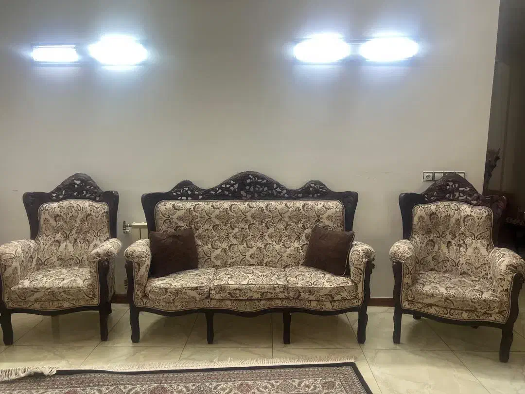 مبلمان۹نفره سلطنتی سالم|مبلمان خانگی و میز عسلی|آمل, |دیوار