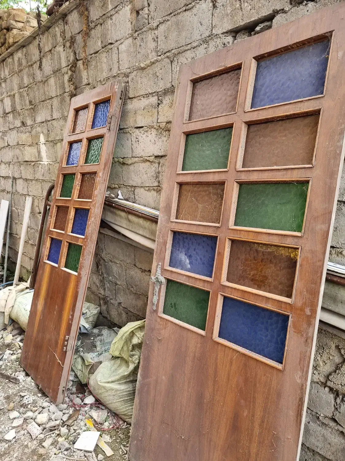 درب چوبی قدیمی|مصالح و تجهیزات ساختمان|رشت, فلسطین|دیوار