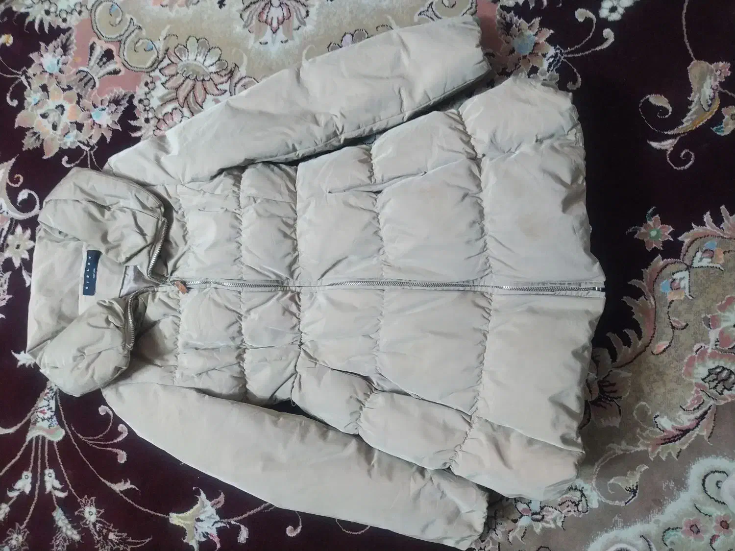 کاپشن پافر و ساری هندی لباس مجلسی زنانه دخترانه|لباس|شیراز, ریشمک|دیوار