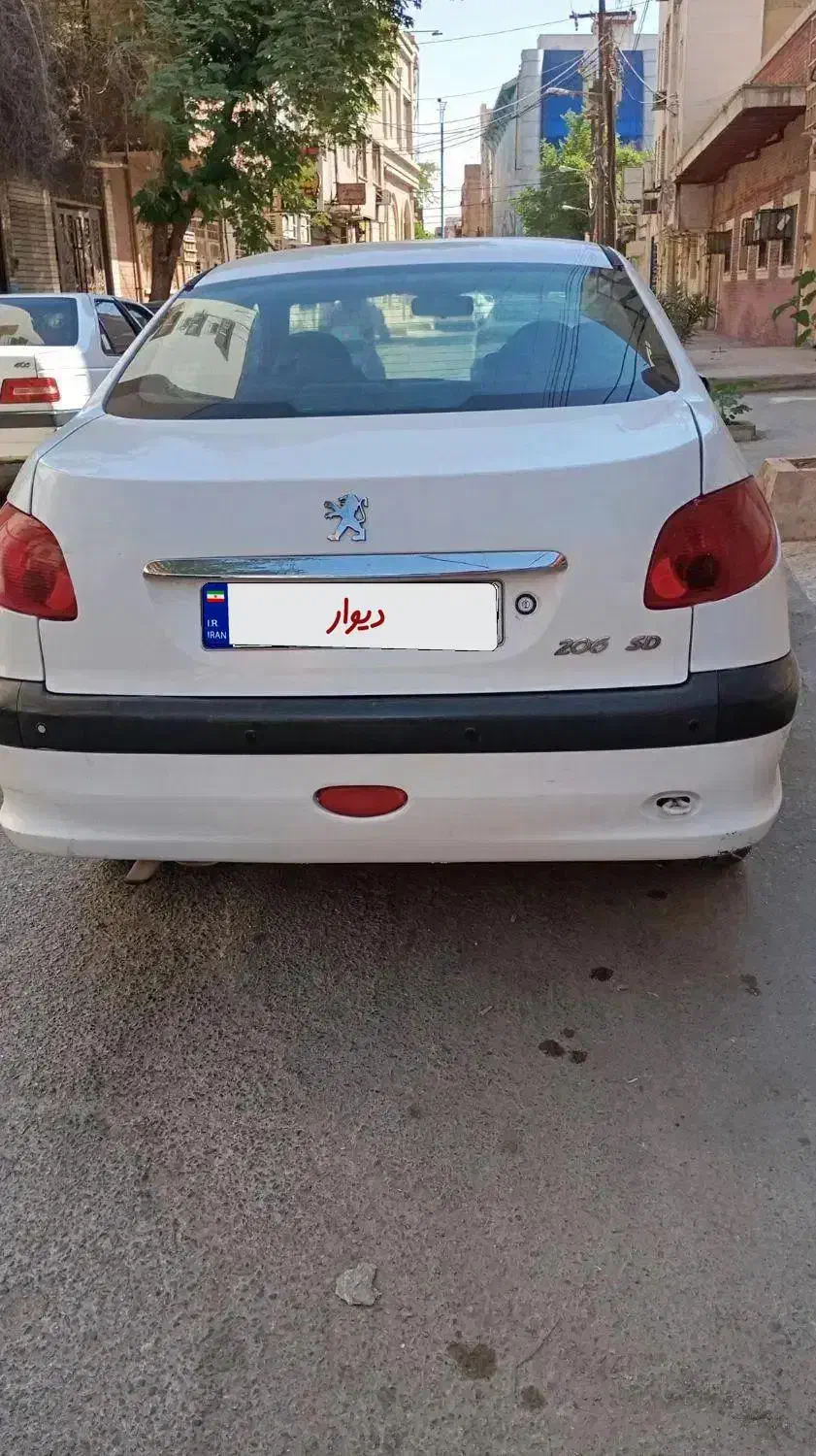 ۲۰۶sd تیپ پنج  فنی سالم|خودرو سواری و وانت|اهواز, ۳۰ متری|دیوار