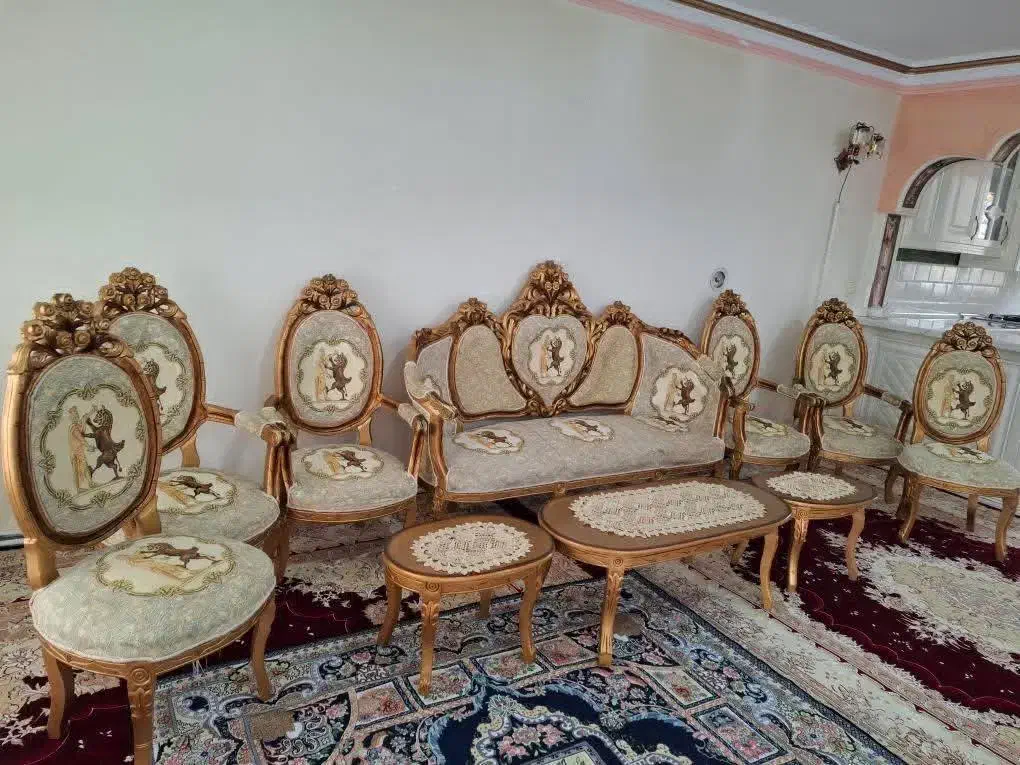 مبل سلطنتی|مبلمان خانگی و میز عسلی|مشگین شهر, |دیوار