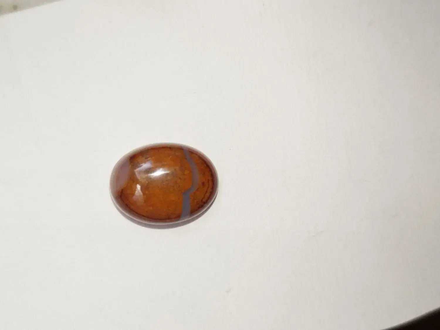 عقیق سوسنی ترکیب شده با جاسپر سرخ و نارنجی.|جواهرات|فسا, |دیوار