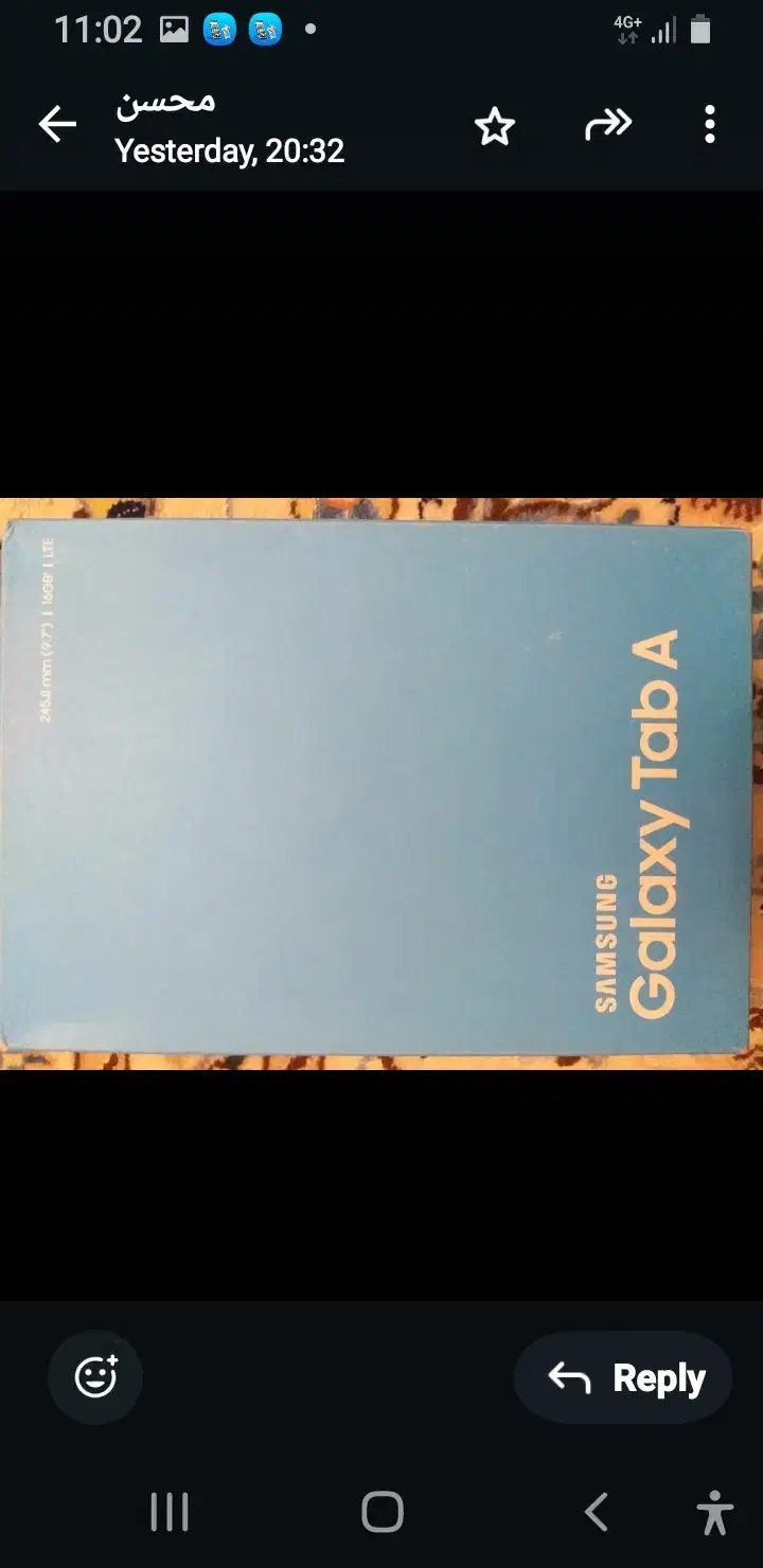 تبلت گلکسی Tab A ۱۰ اینچ آکبند|تبلت|تهران, جنت‌آباد شمالی|دیوار